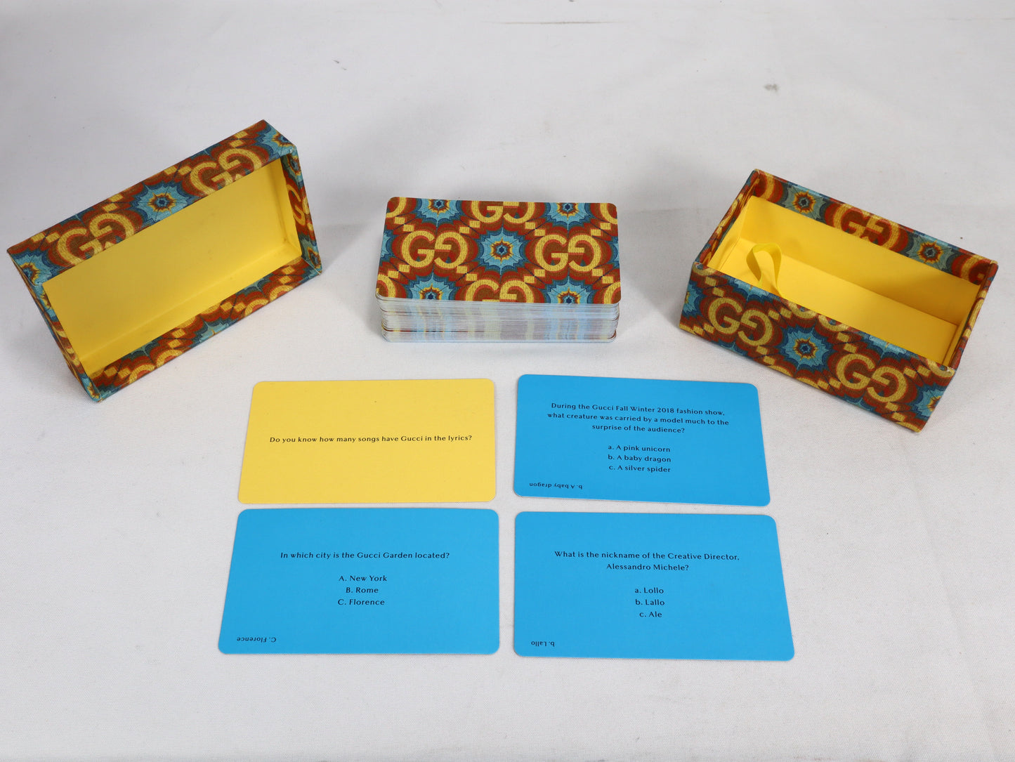 Gucci 100th Anniversary card game in box