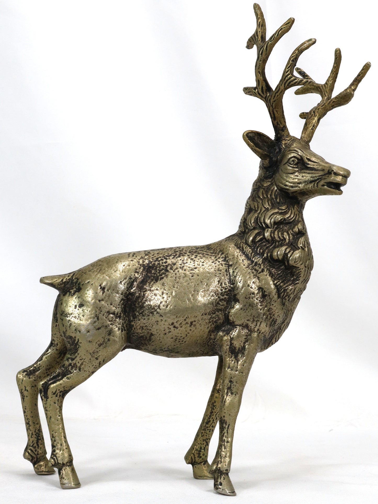 1960s Brass Stag Sculpture by Gucci