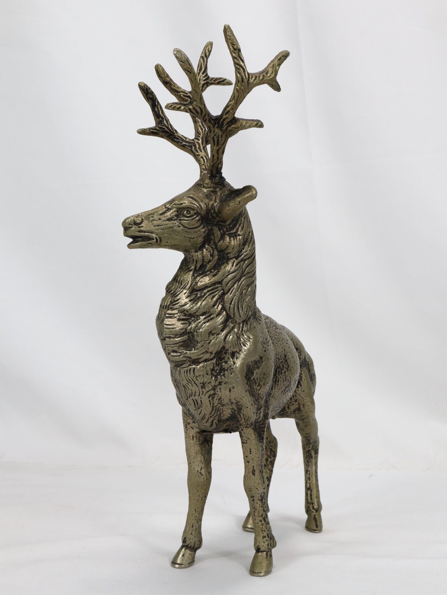 1960s Brass Stag Sculpture by Gucci