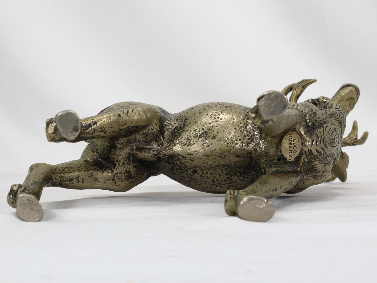 1960s Brass Stag Sculpture by Gucci