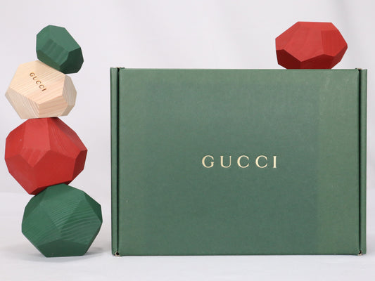 Rare Gucci × Tumi-Isi Wooden Balancing blocks